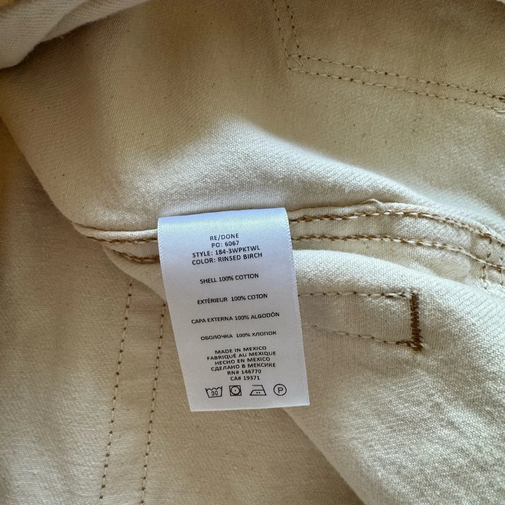 Re/done 70s Pocket Wide Leg Jeans - Picture 10 of 12